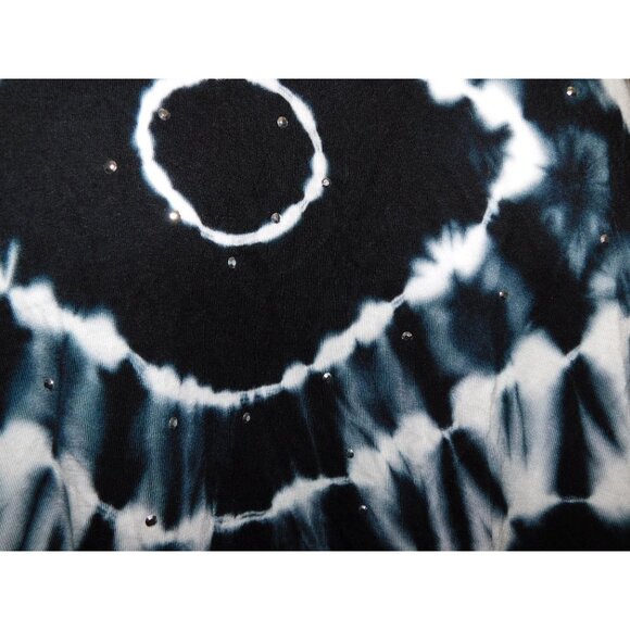 I-N-C International Concepts Black Evil Eye Tie Die Maxi Skirt - Picture 3 of 6